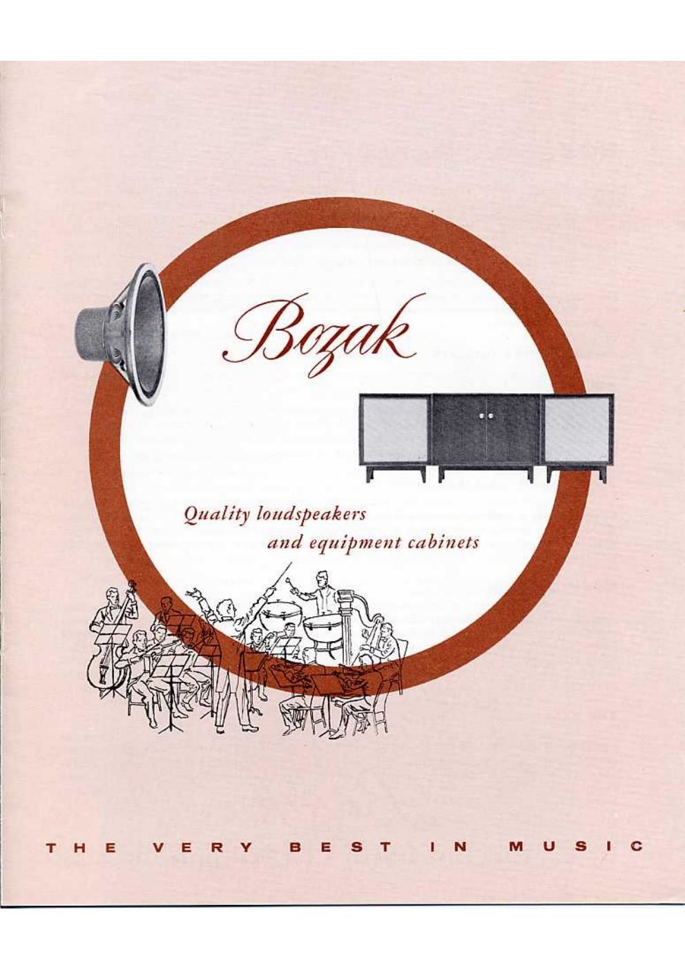 Bozak brochure 1960