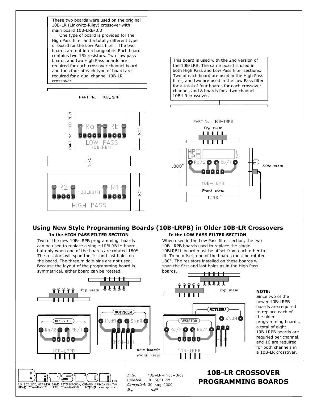 bryston 10 blr owners manual