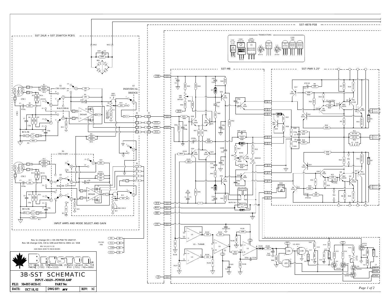 bryston 3 bsst schematic