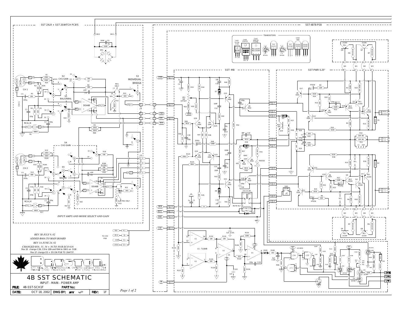 bryston 4 bsst schematic