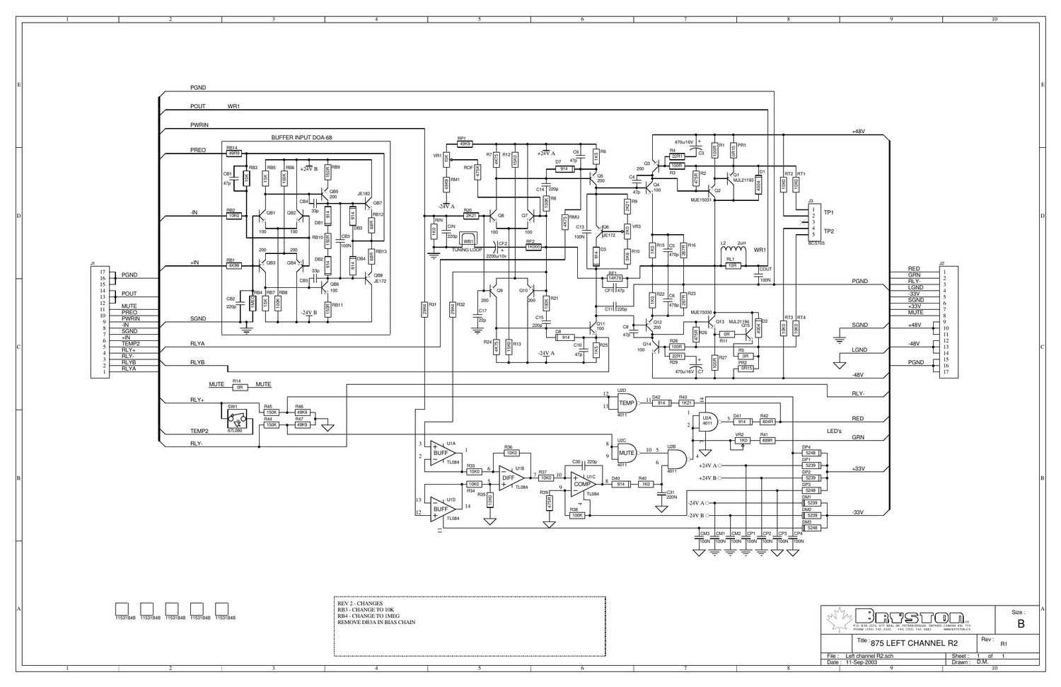 bryston 875 b schematic