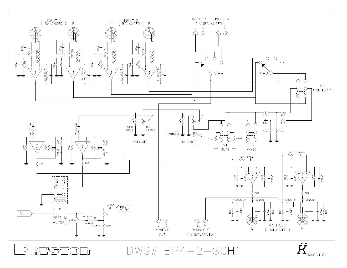 bryston bp 4 schematic