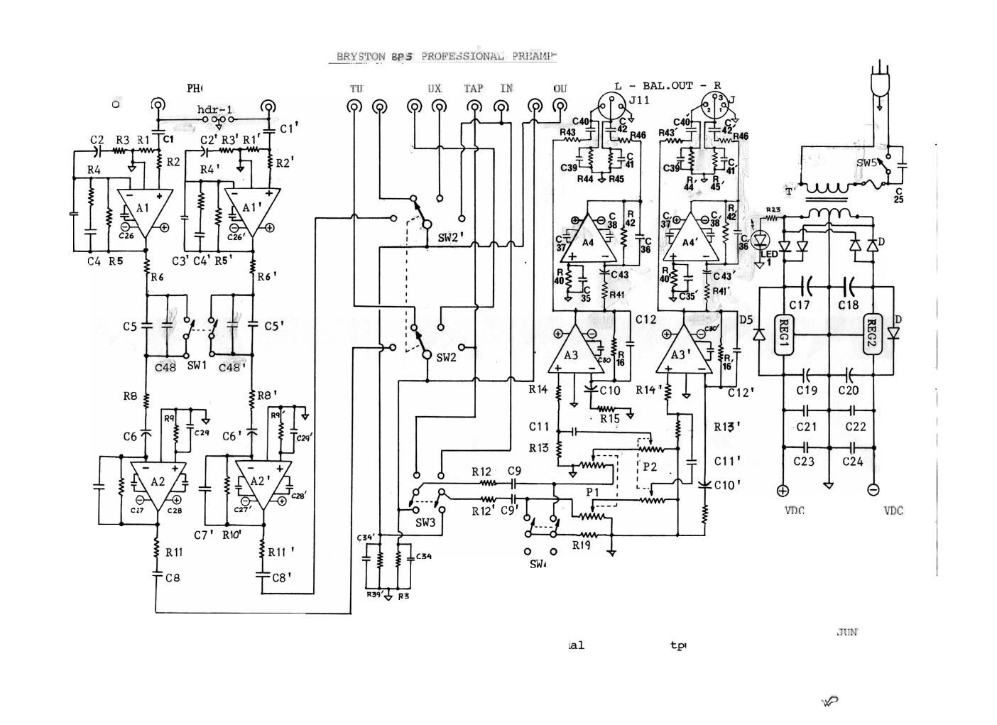 bryston bp 5 schematic