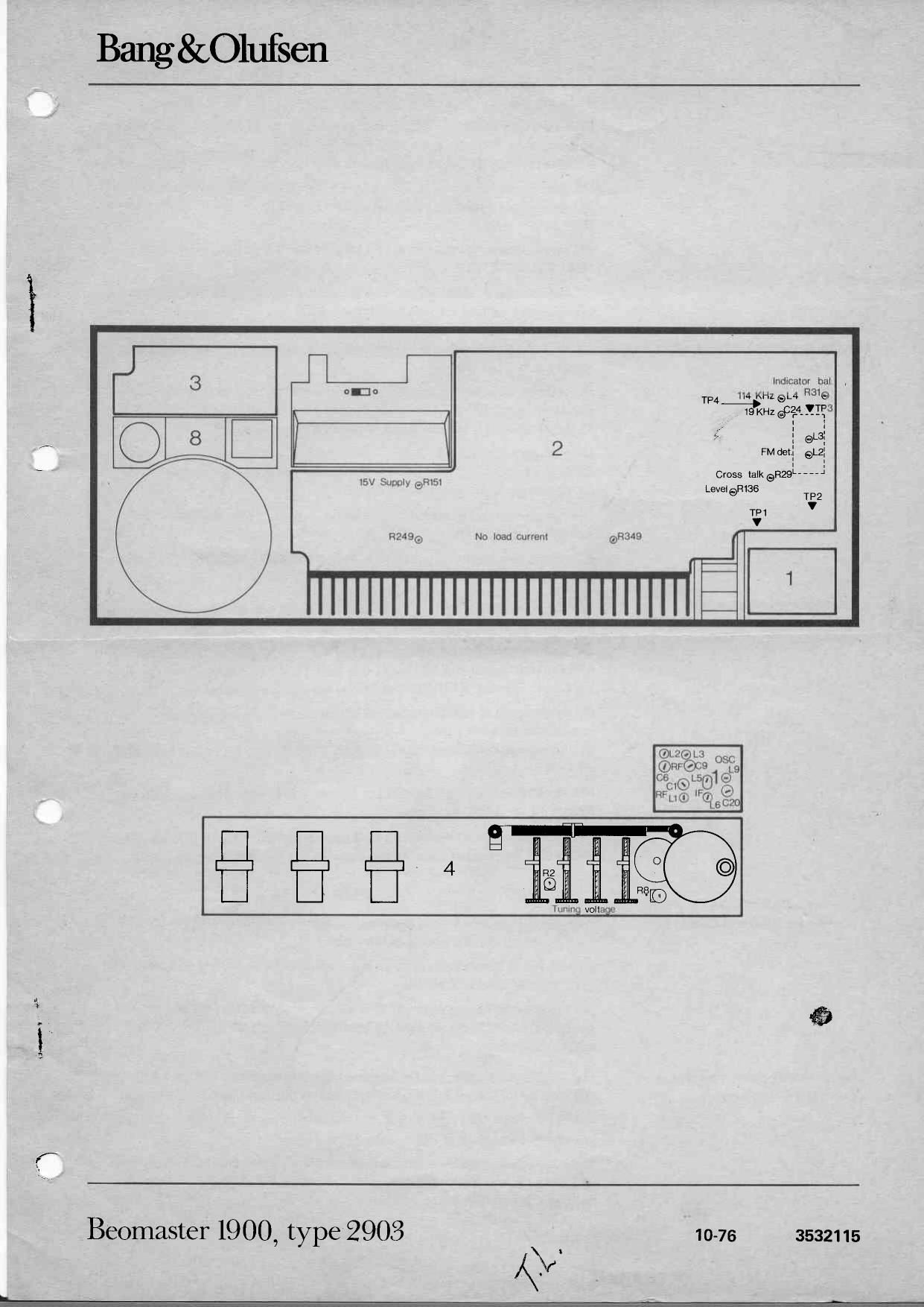 Beomaster 1900 Schematics version2