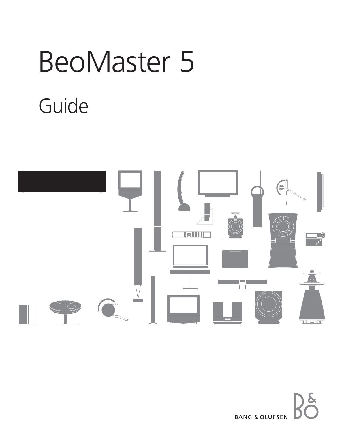 Bang Olufsen Beomaster 5 Owners Manual