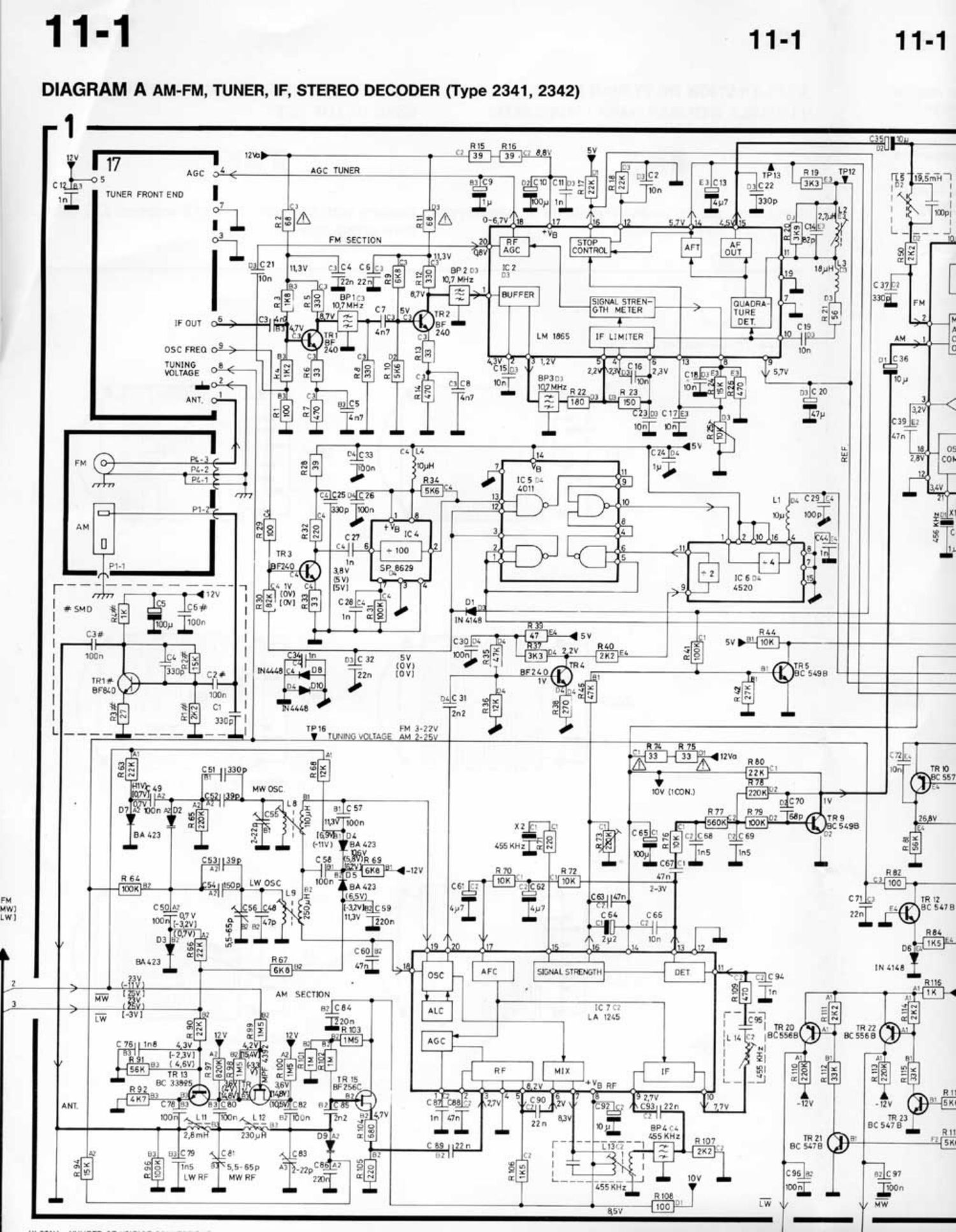 Bang Olufsen Beomaster 7000 Schematic