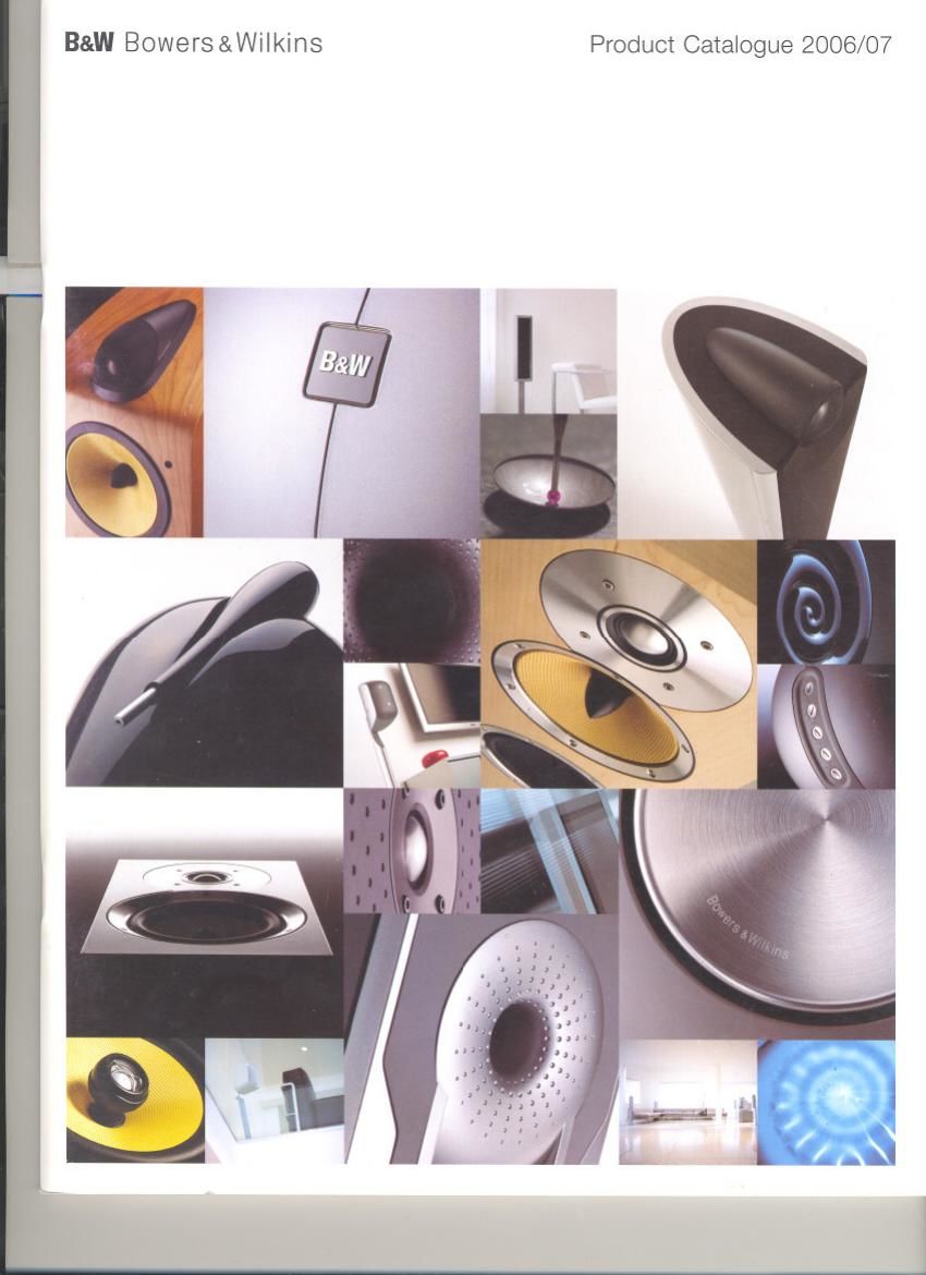 BowersWilkins Products 2006 07 Catalog