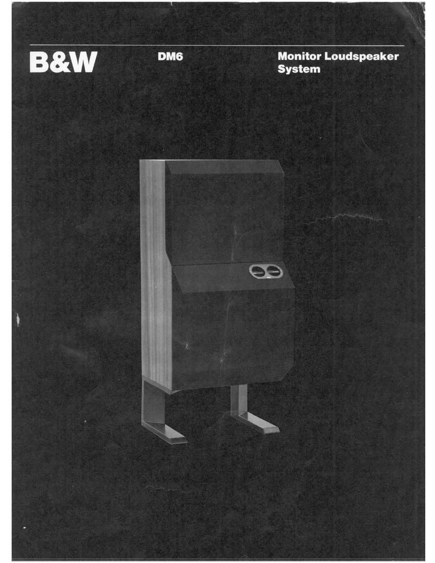 BowersWilkins DM 6 Brochure