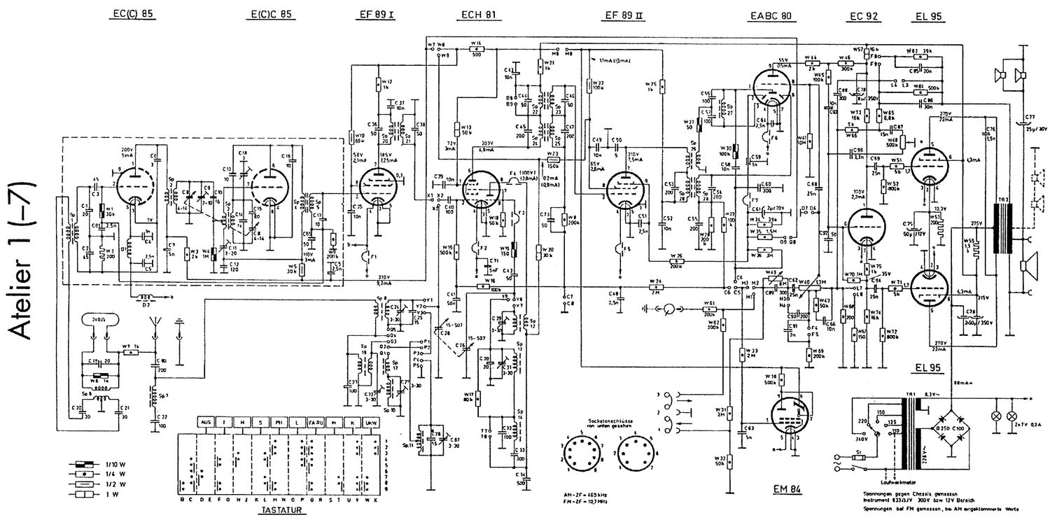 Braun Atelier 1 Schematic