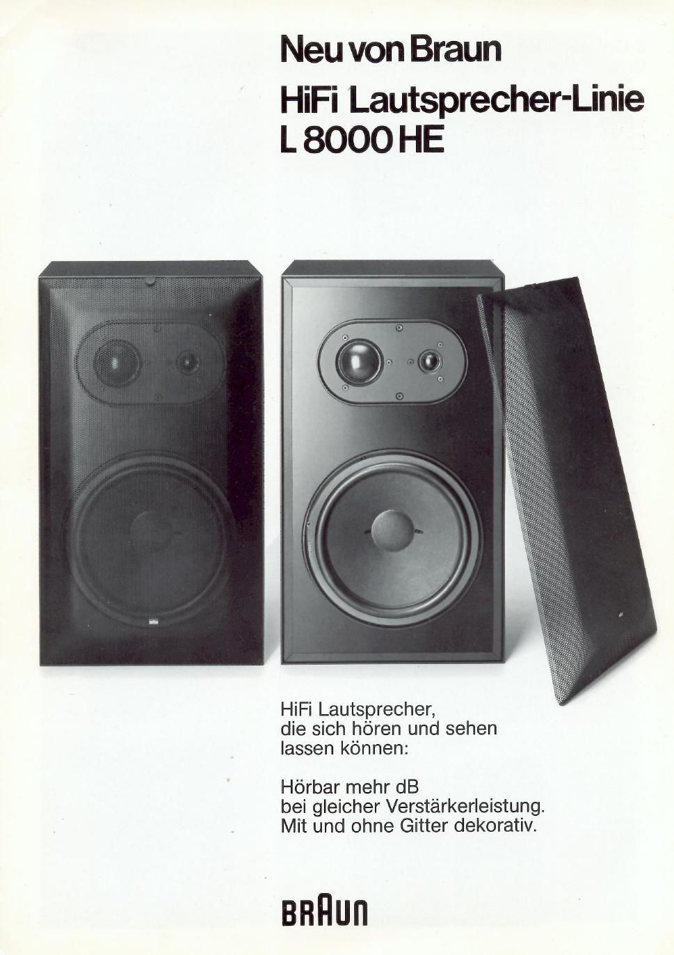 Braun L 8000 brochure