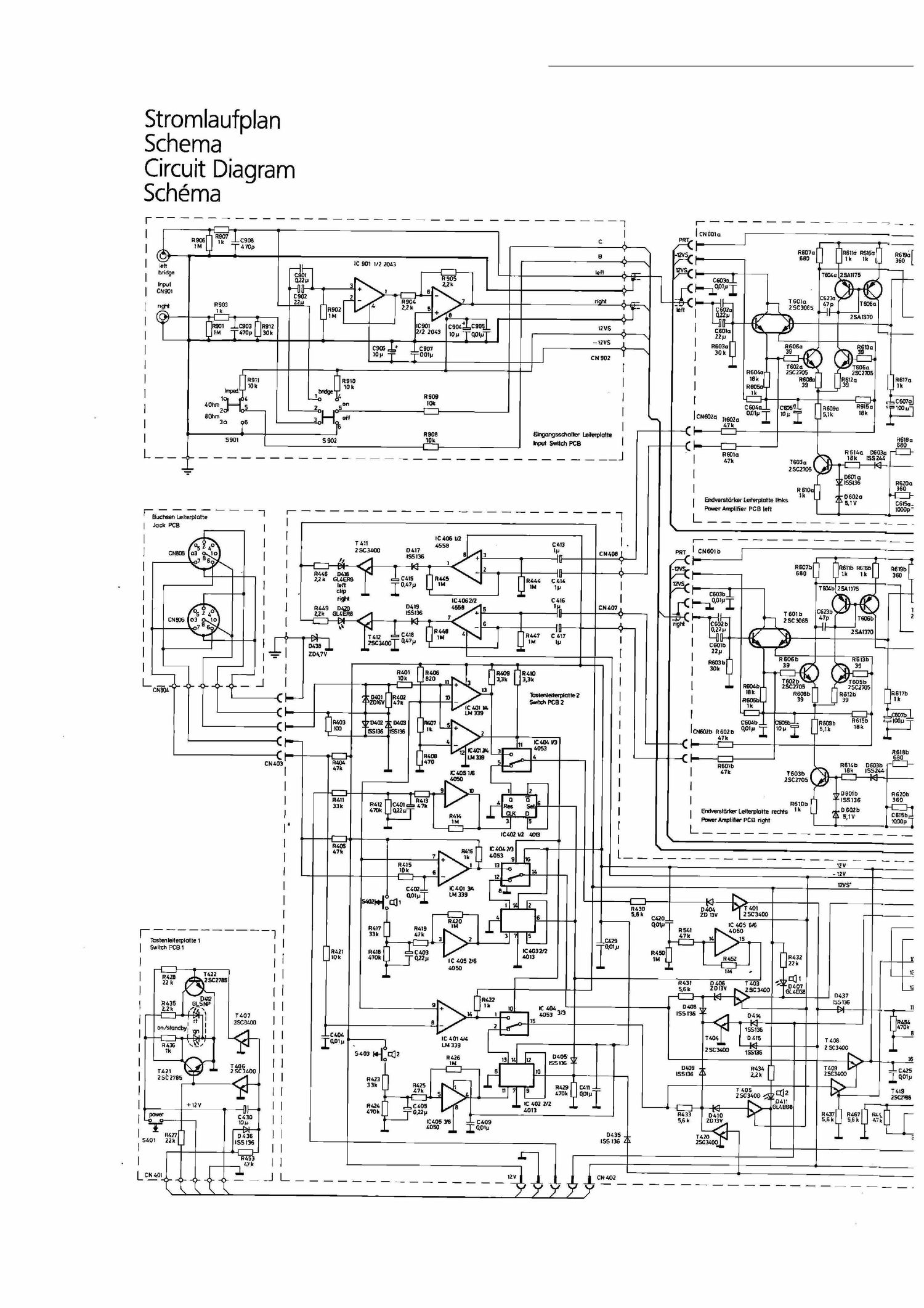 Braun PA 4 schematics