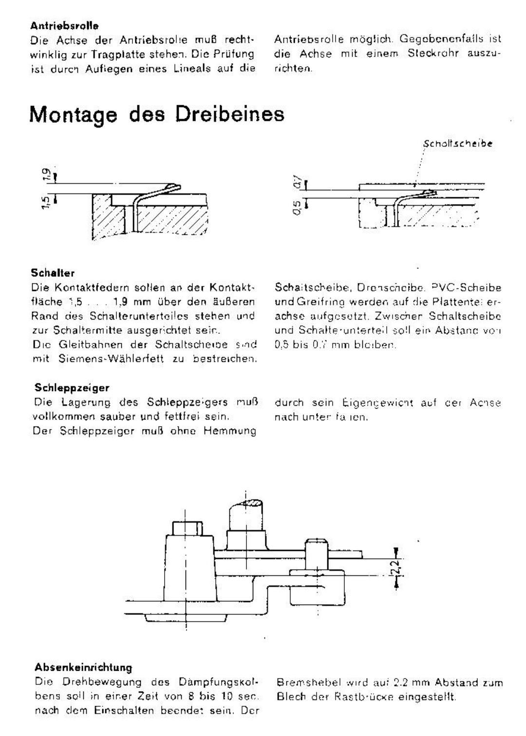 Service Manual-Anleitung für Braun Regie 500 