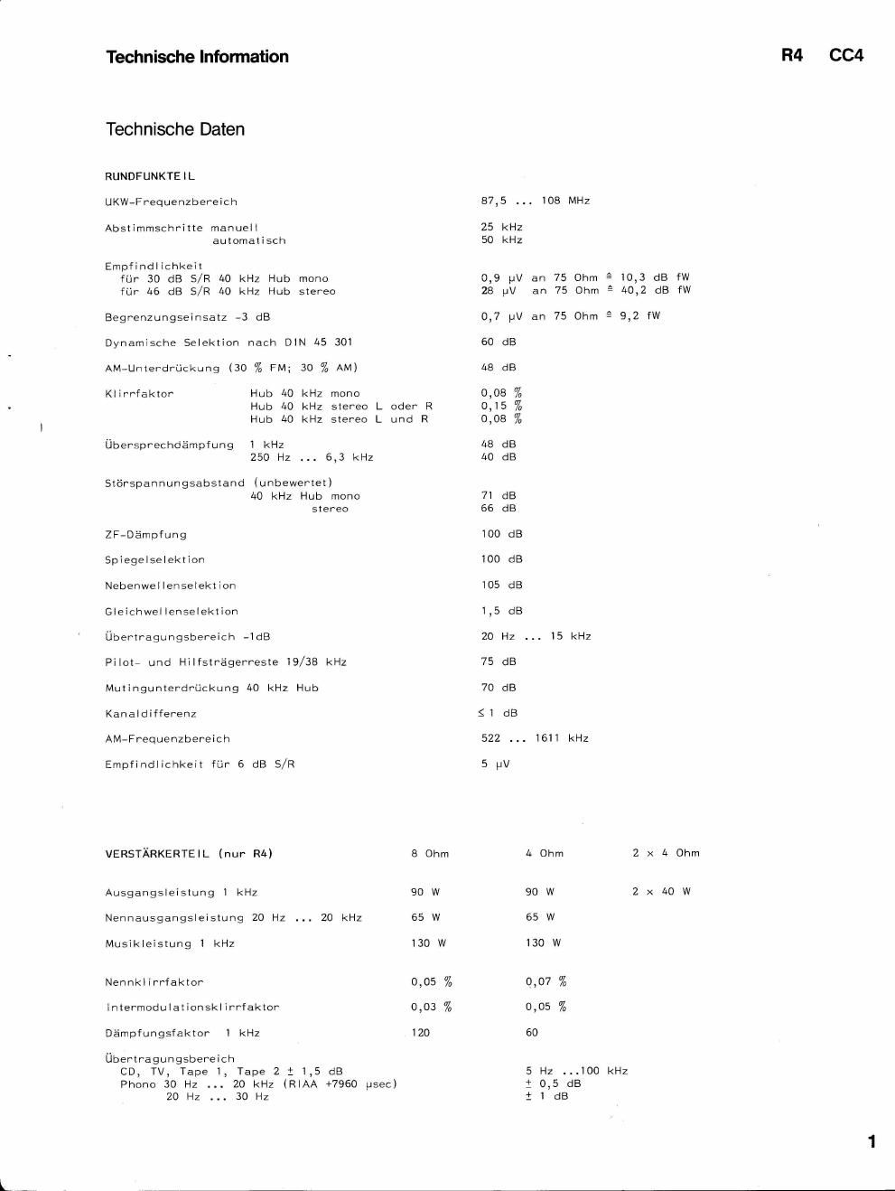 Braun R 4 Service manual 2