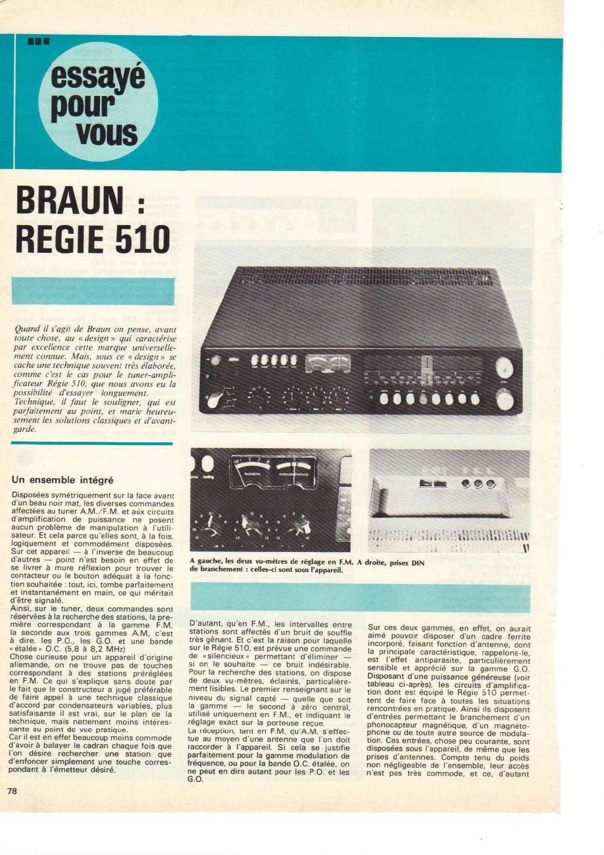 Braun Regie 510 Test