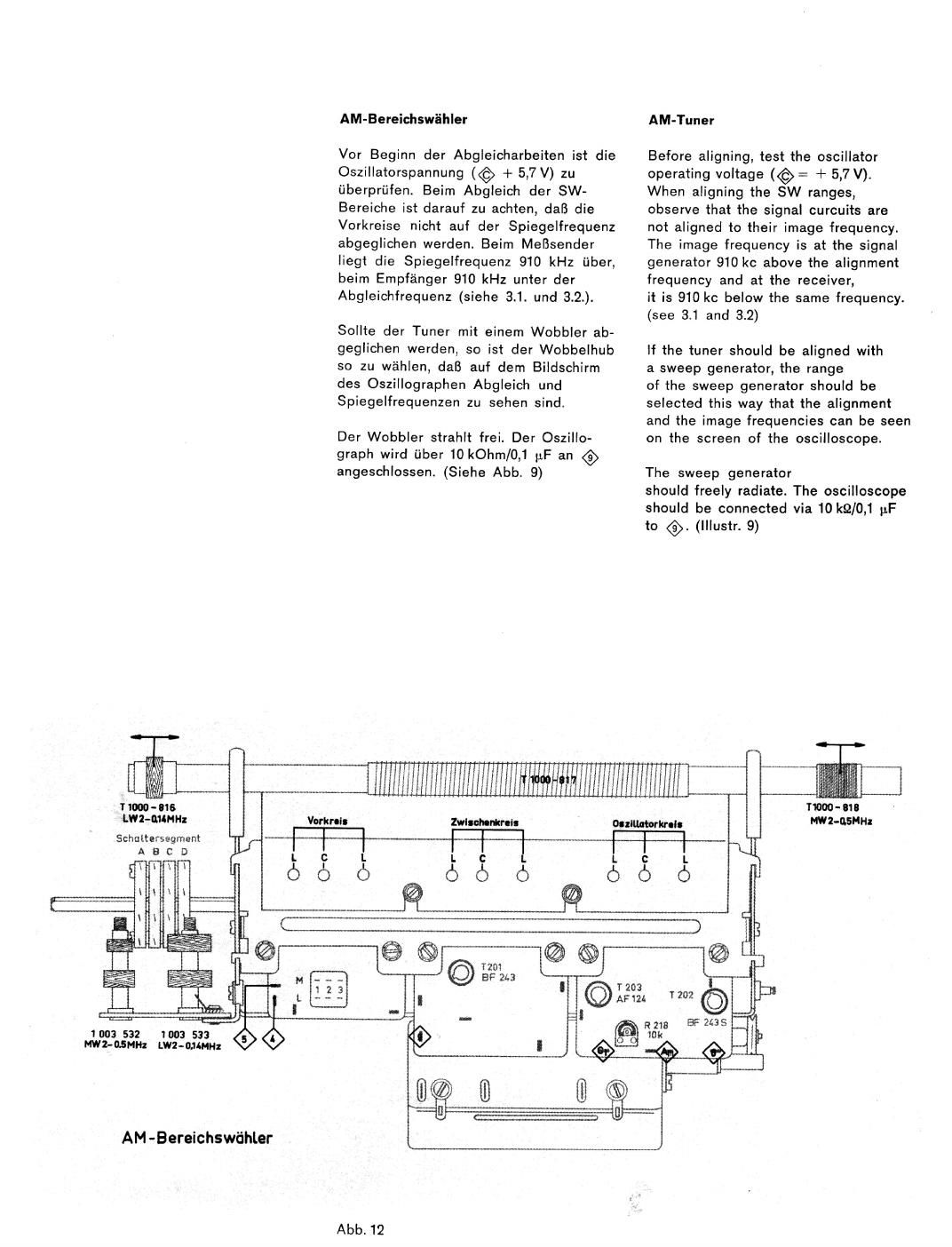 Braun T 1000CD Service