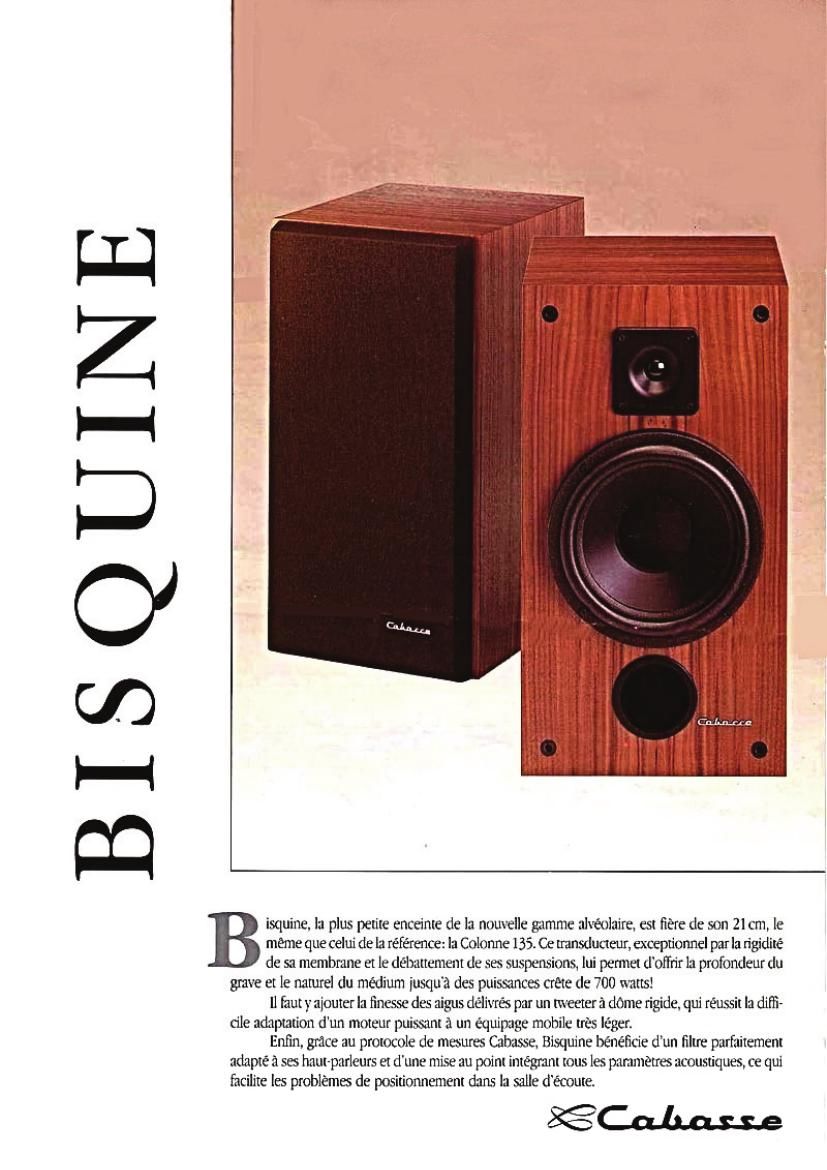 Cabasse Bisquine Brochure