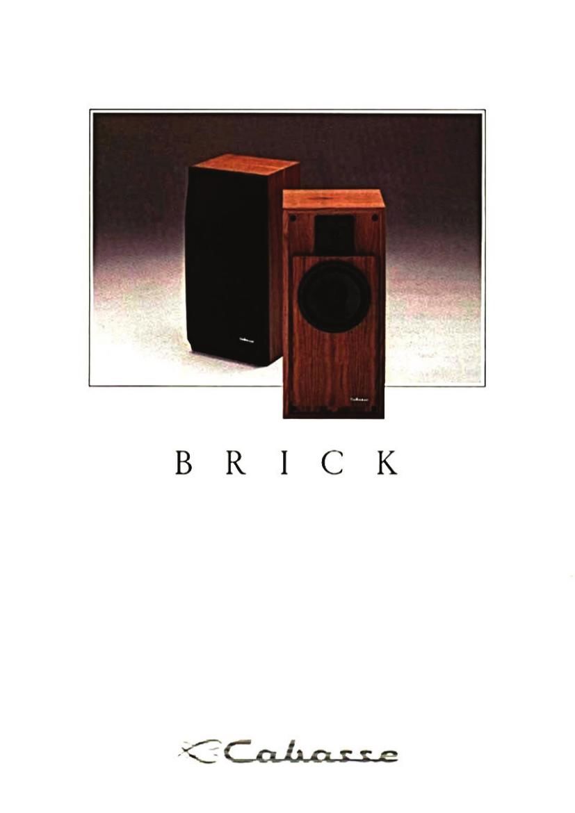 Cabasse Brick 235 Brochure
