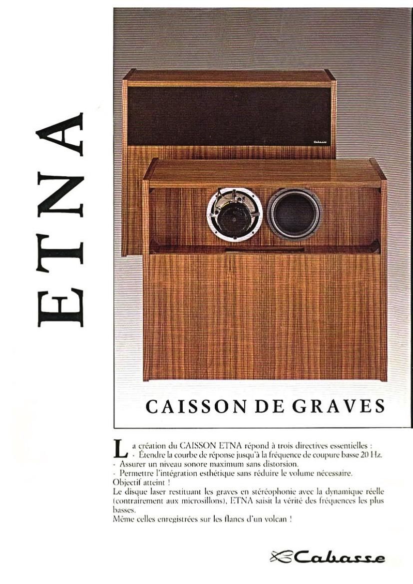 Cabasse Etna Brochure