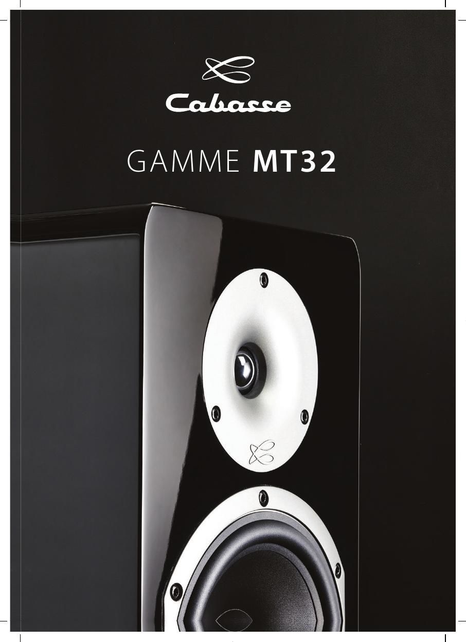 Cabasse GAMME MT 32 Catalog