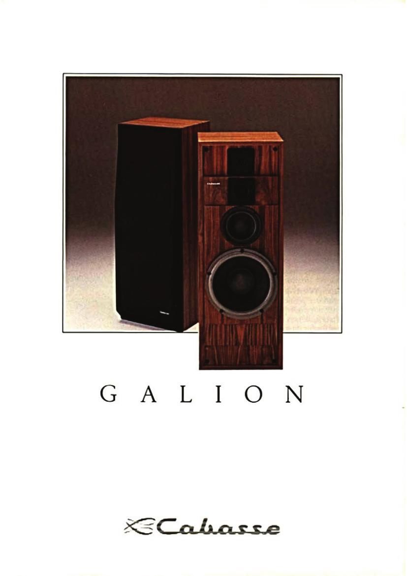 Cabasse Galion IV Brochure