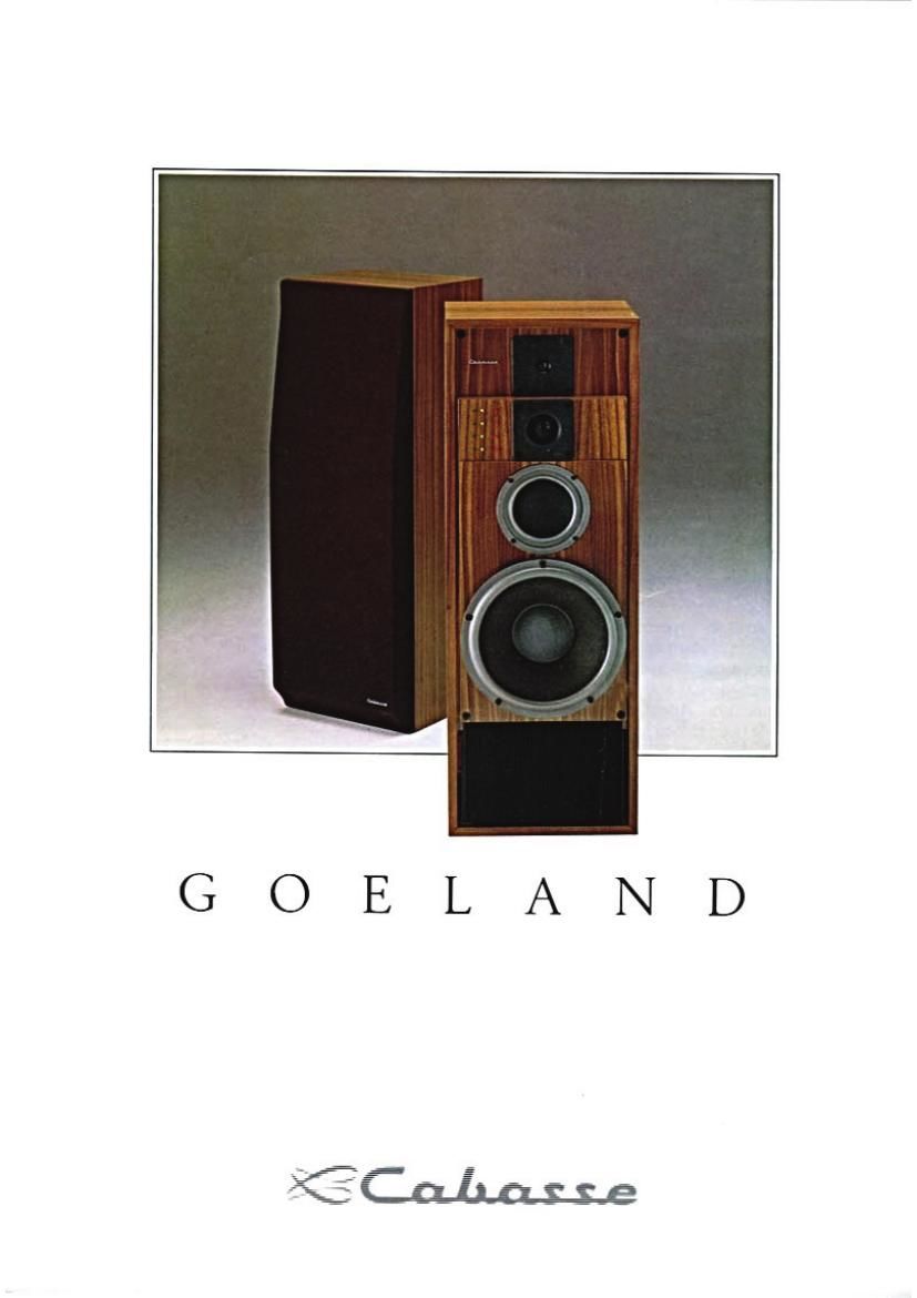 Cabasse Goeland Brochure