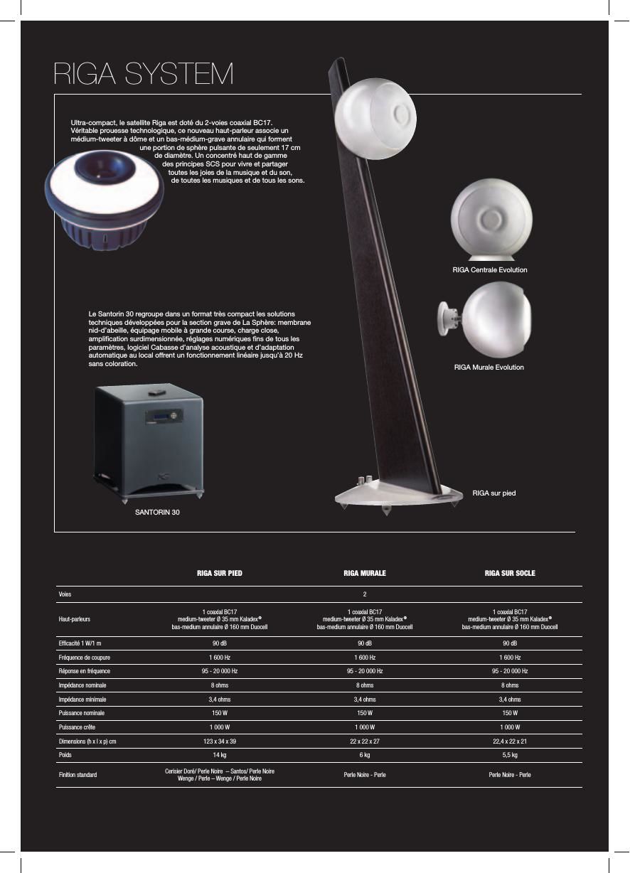 Cabasse Riga System Brochure