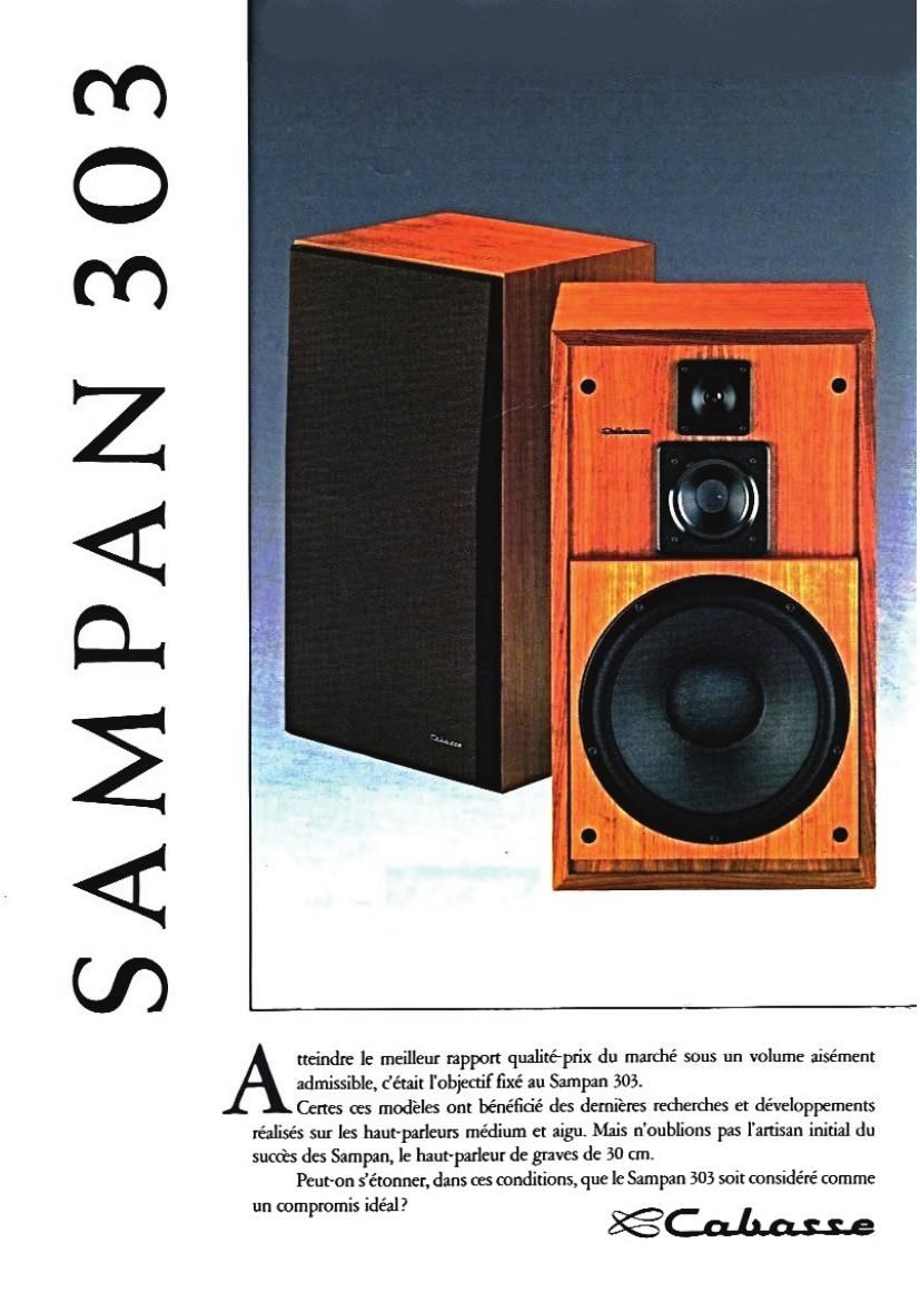 Cabasse Sampan 303 Brochure