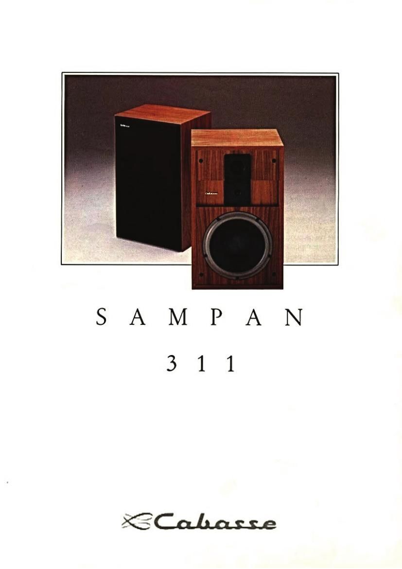 Cabasse Sampan 311 Brochure