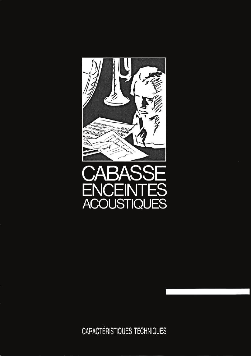 cabasse catalog 1985 Catalog