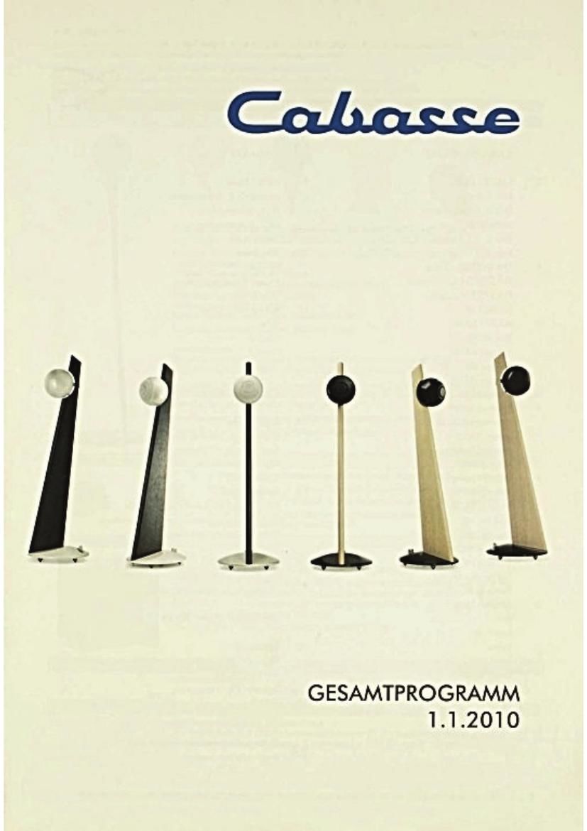 cabasse catalog 2010 Catalog