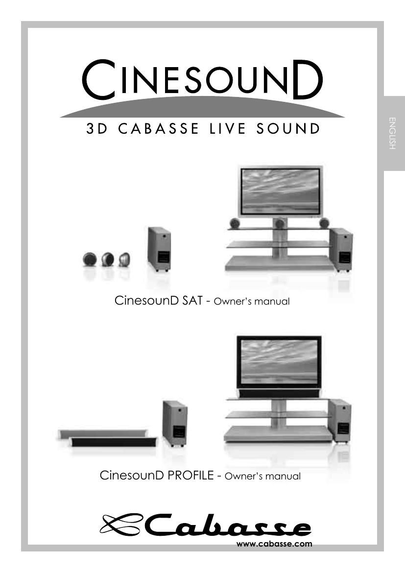 cabasse cinesound brochure