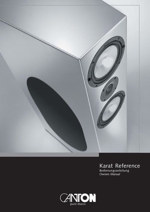 canton karat reference owners manual