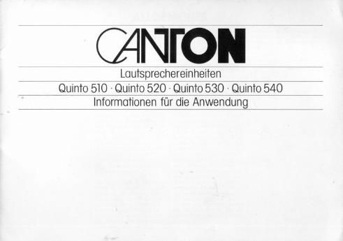canton quinto manual