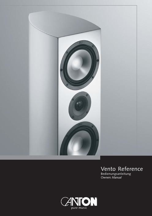 canton vento reference owners manual