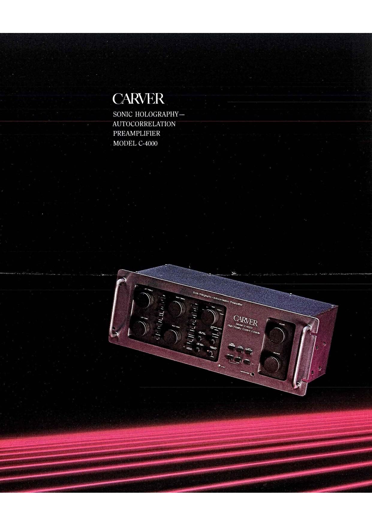 Carver C 4000 Brochure