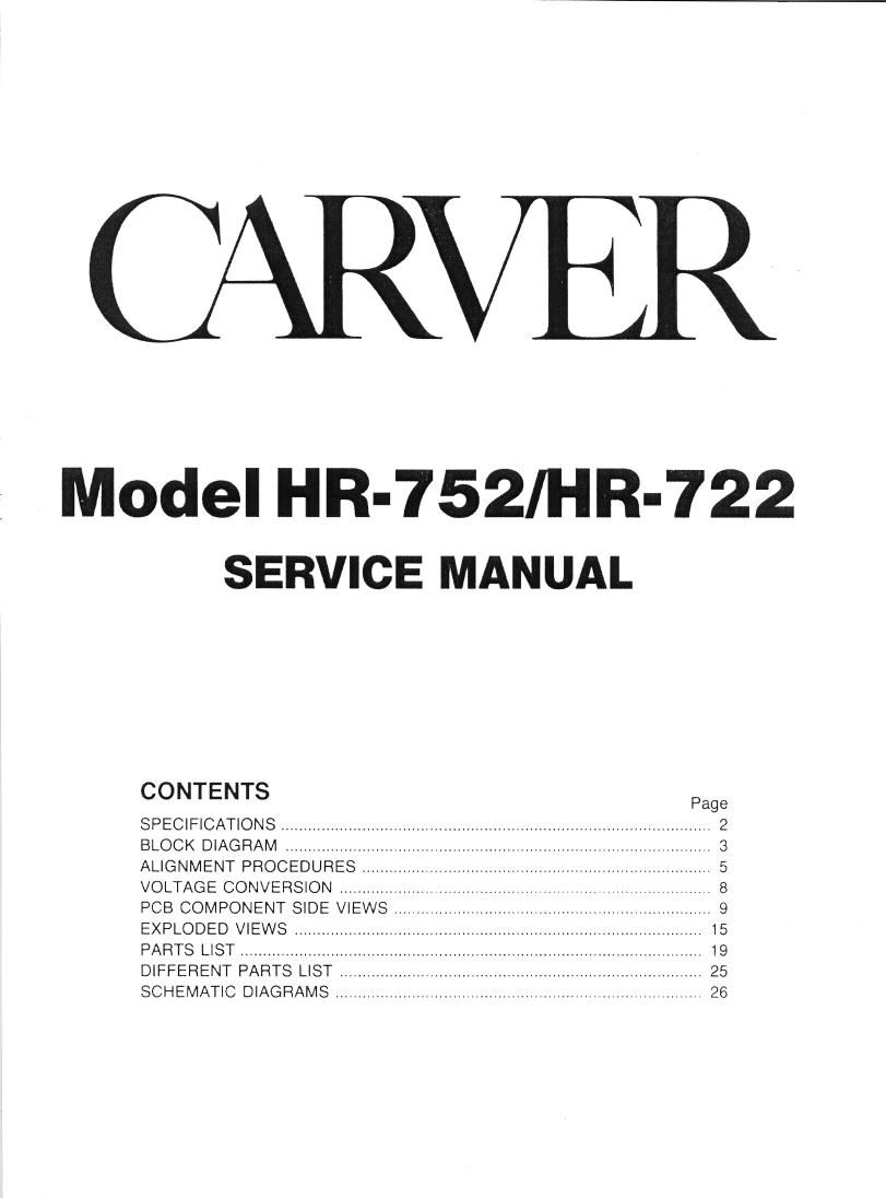 Carver HR722 752 rec sm
