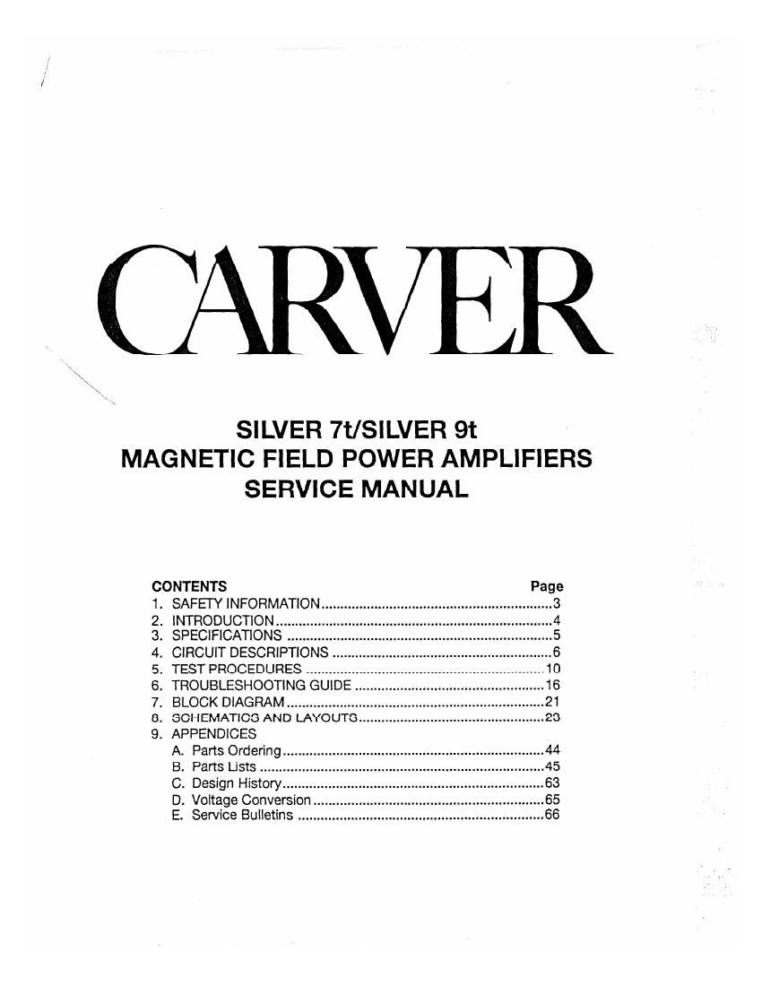 Carver Silver9T pwr sm