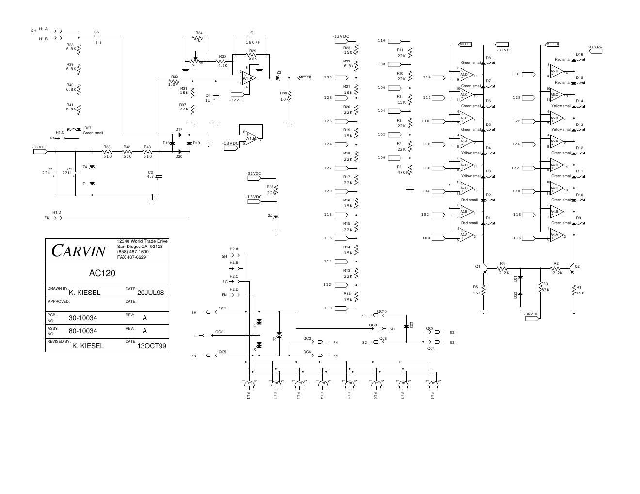 carvin ac120 power conditioner schematic