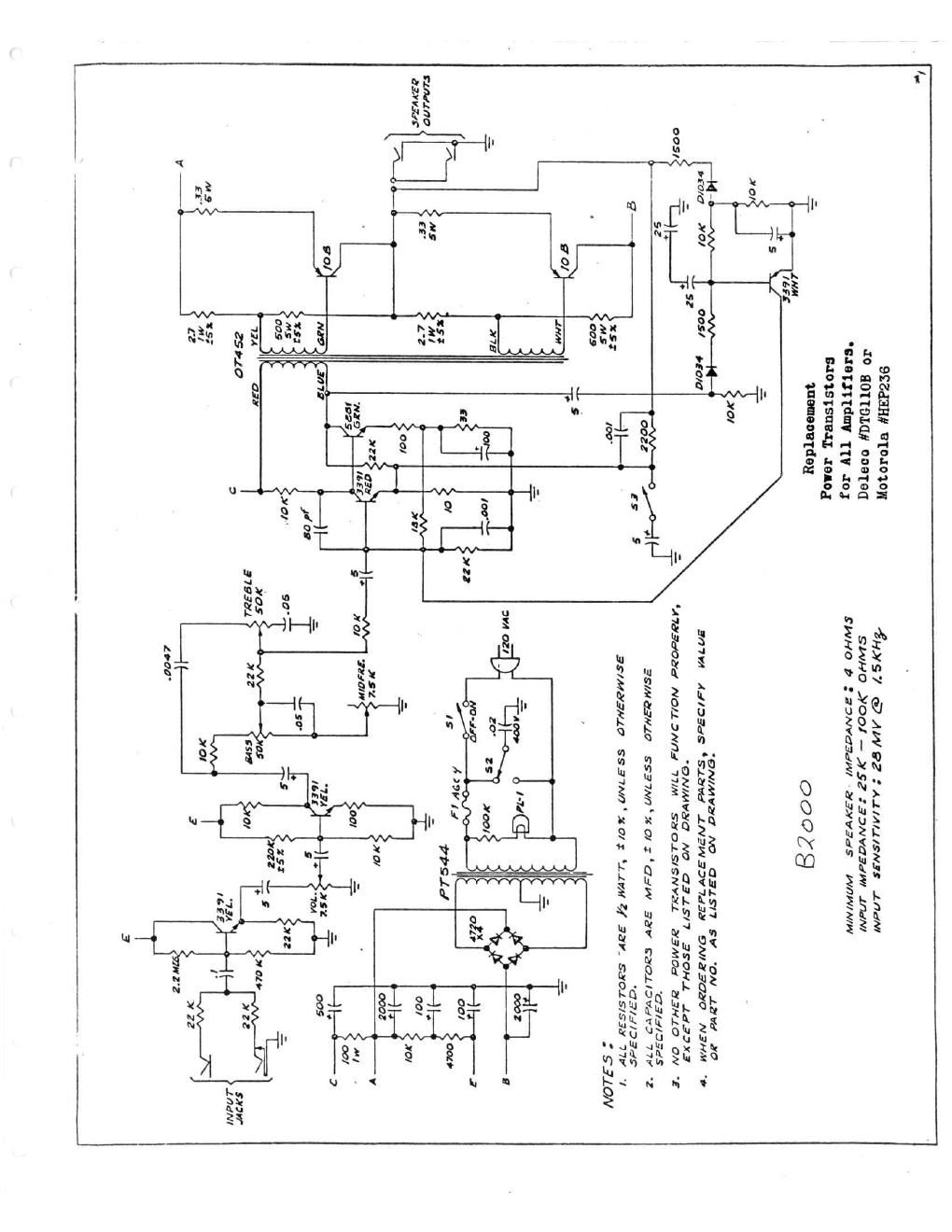 carvin b 2000 b ass amp schematics