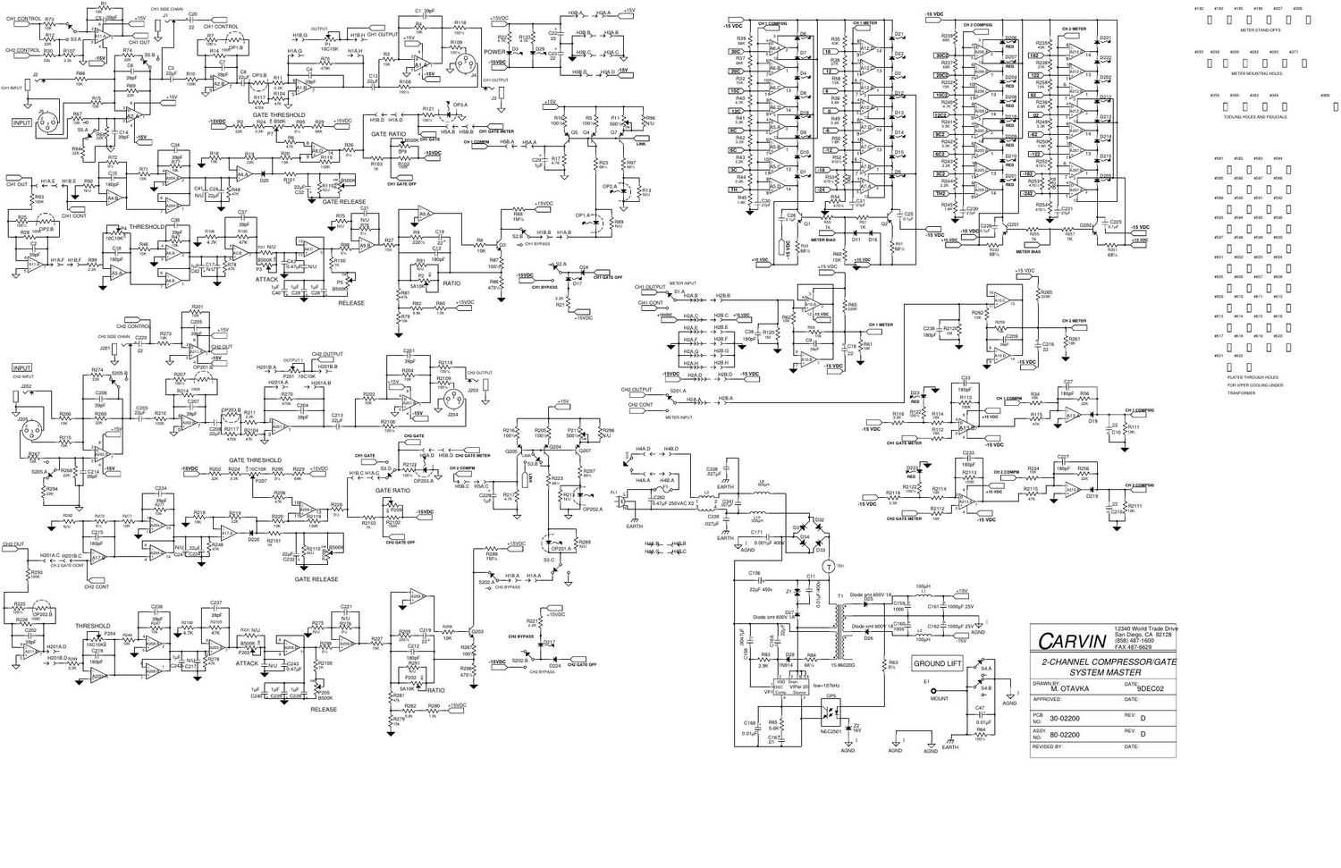 carvin cg 200 compressor schematic