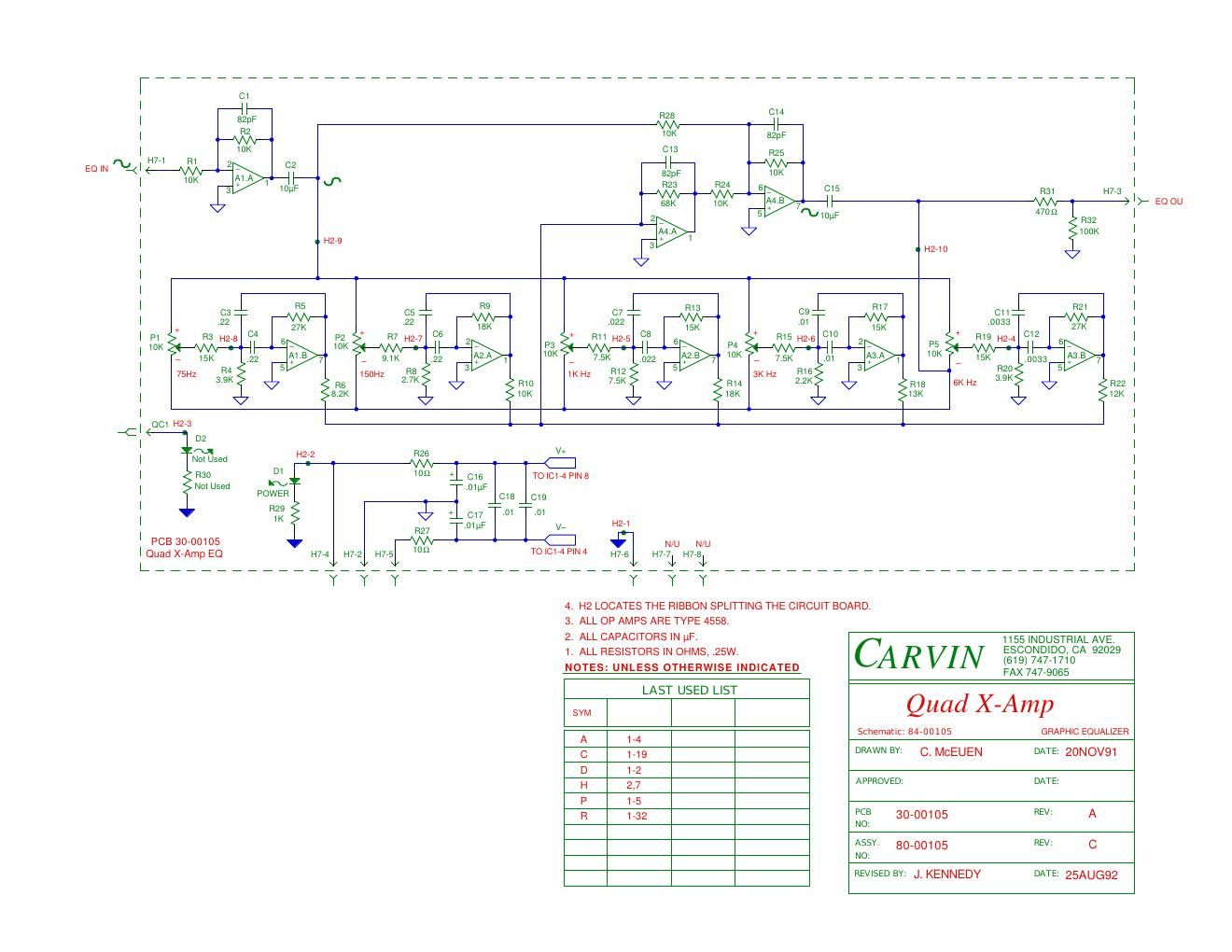 carvin quad x eq