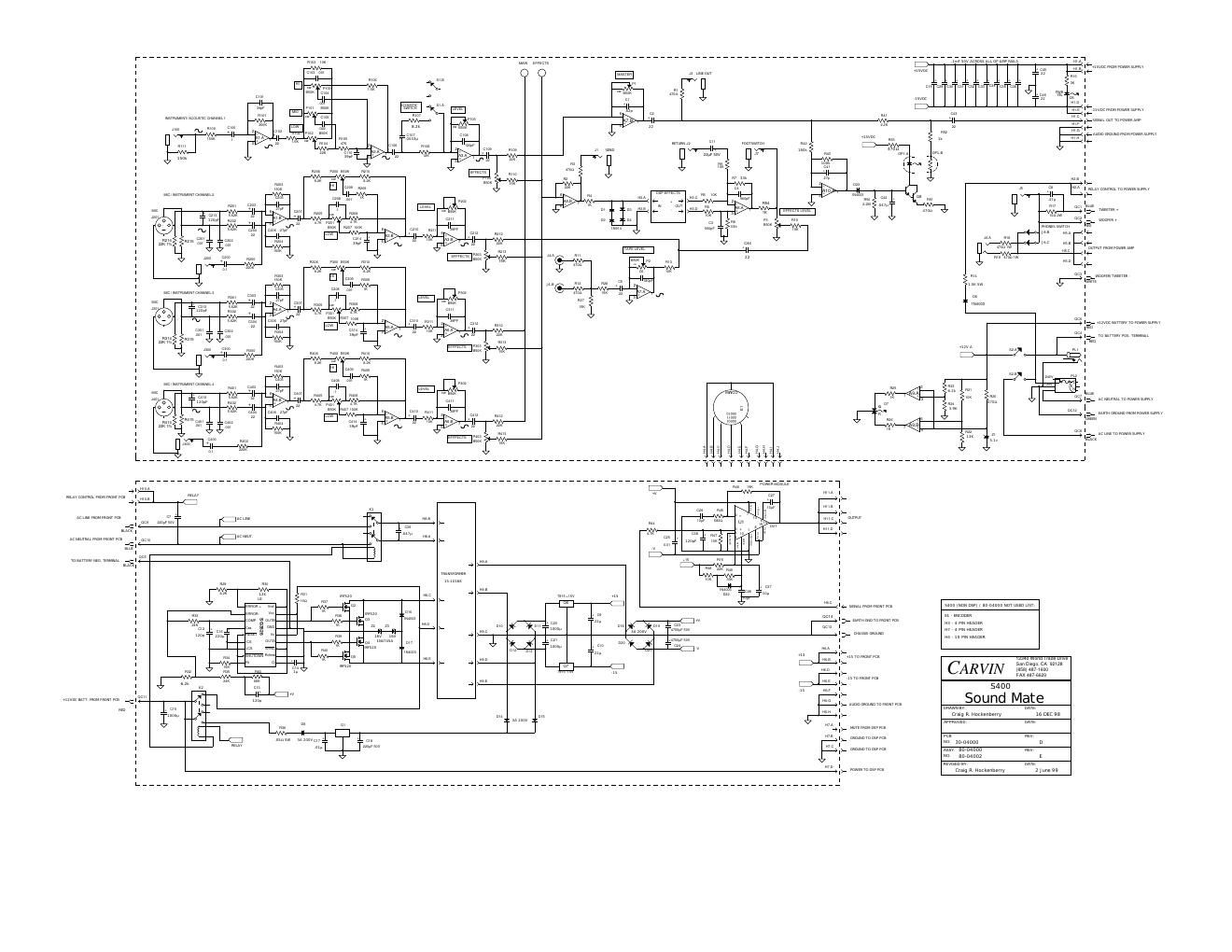 carvin s400 sound mate schematic