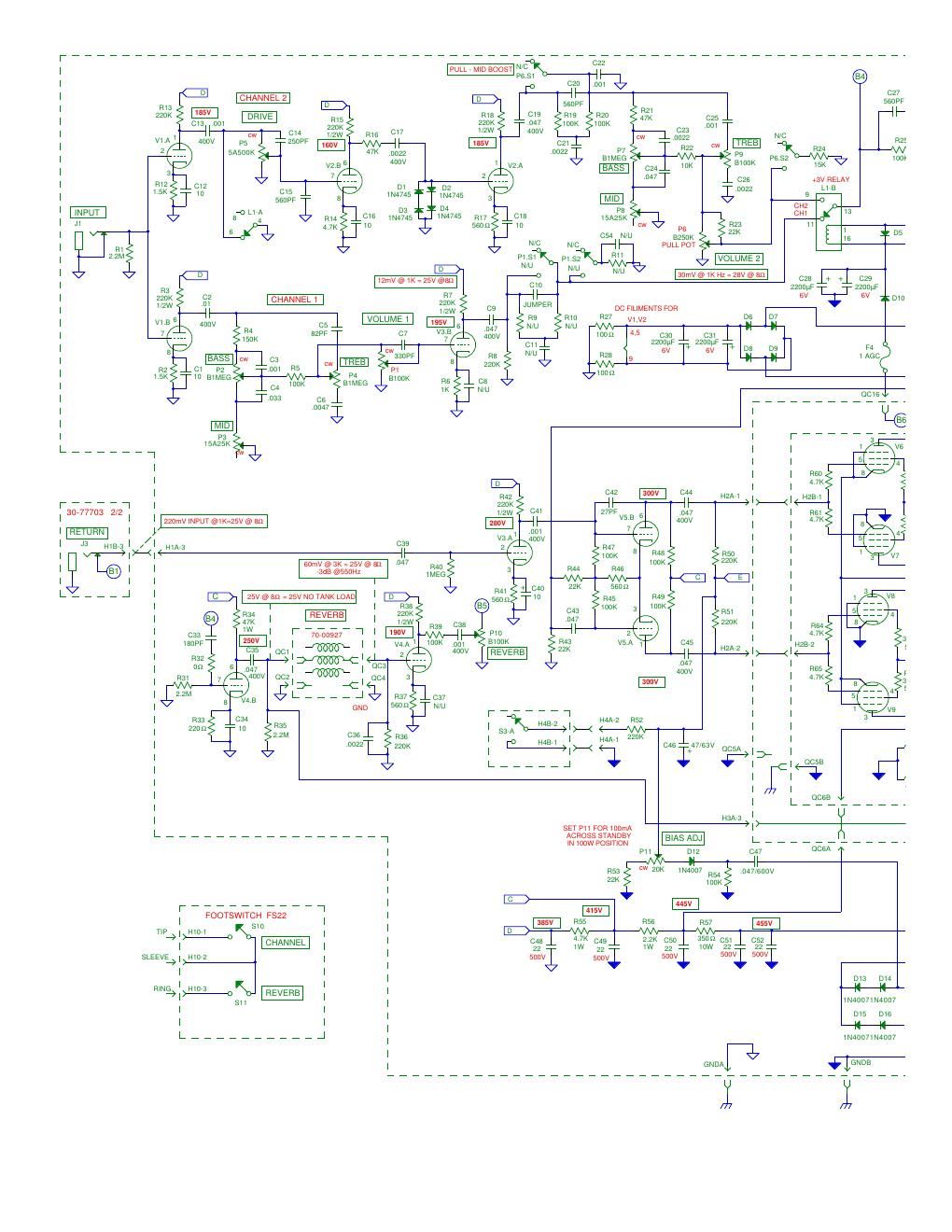 carvin valve master rev c schematic