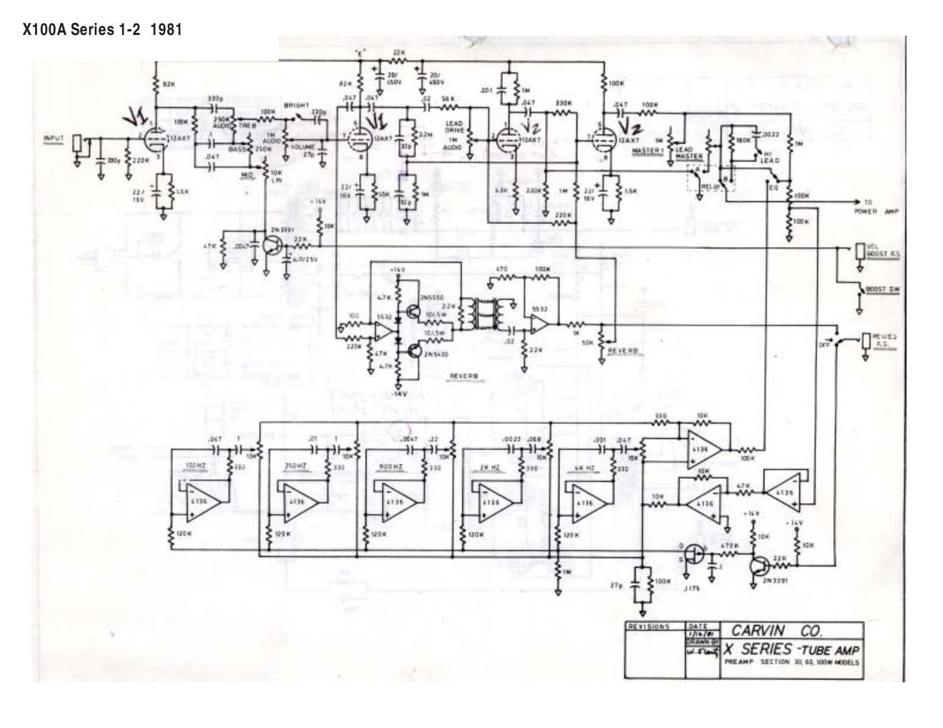 carvin x amp x 100a series schematics