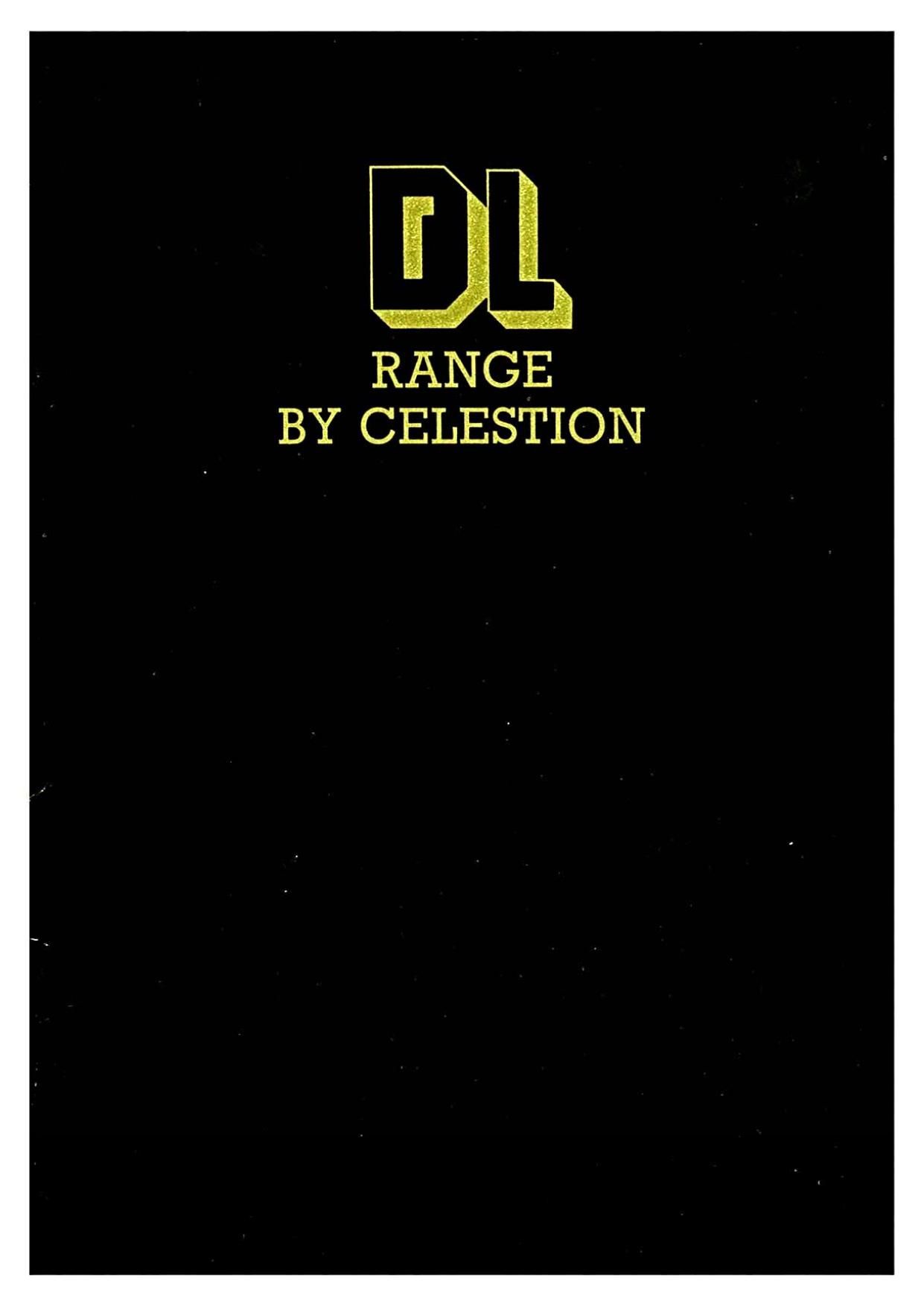 Celestion DL Range Owners Manual