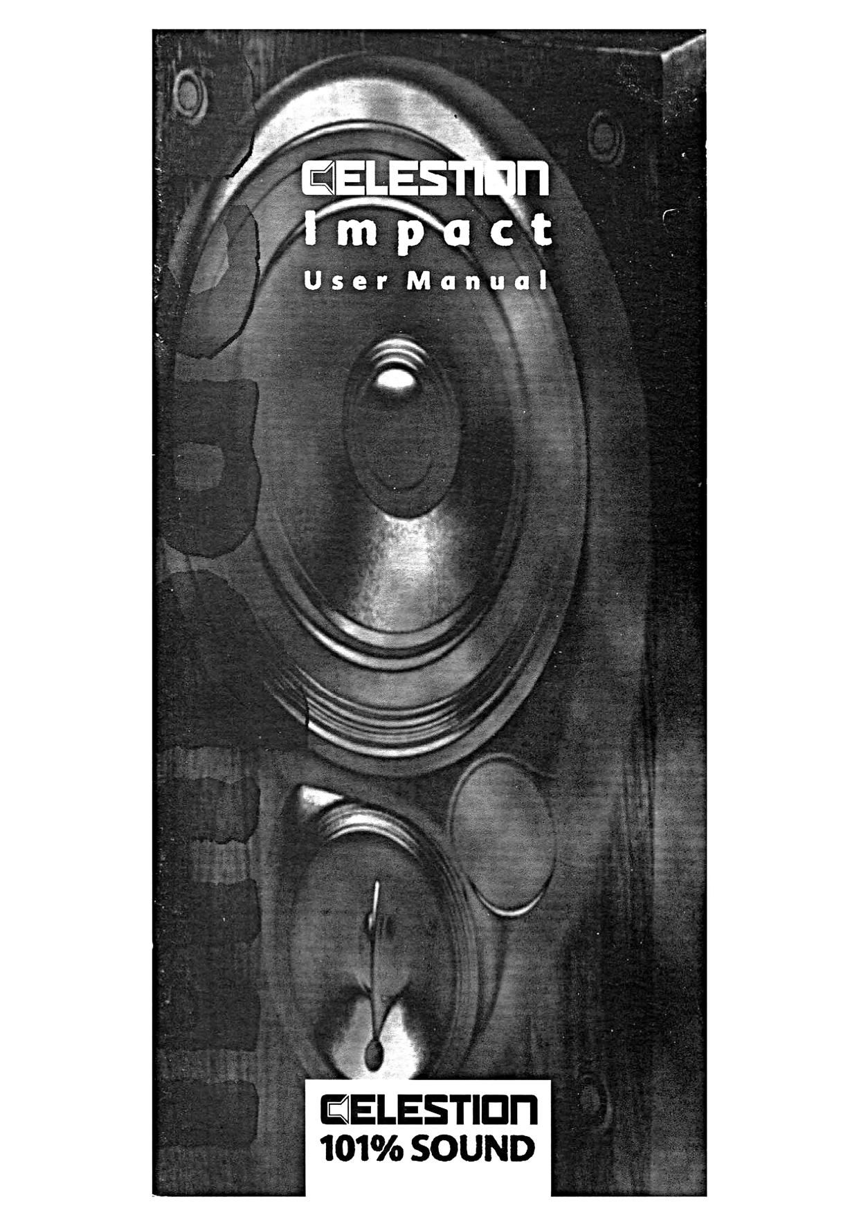 Celestion Impact 10 15 20 25 30 35 40 Owners Manual