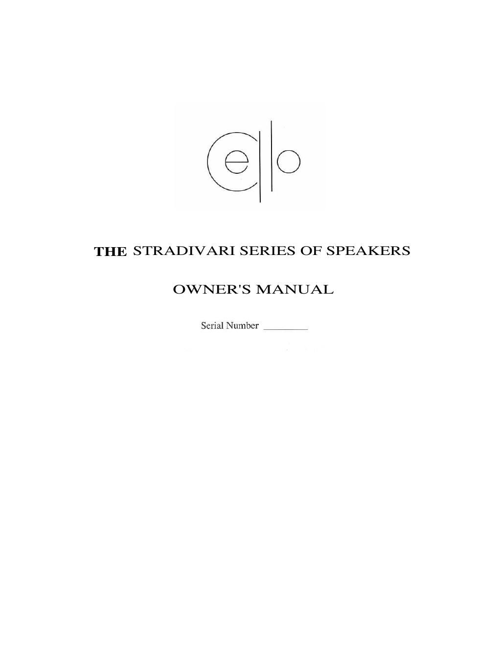 cello stradivari master owners manual