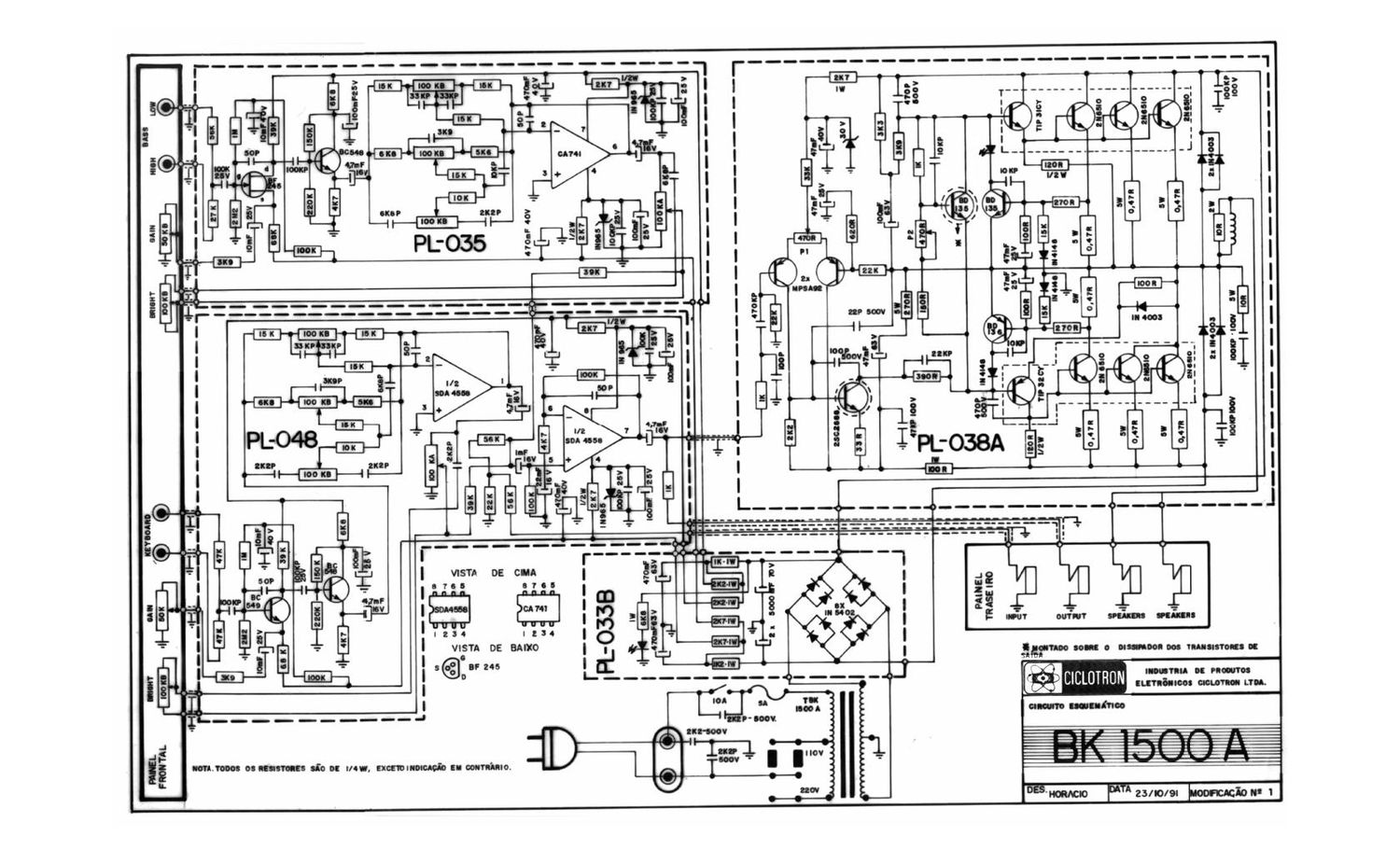 ciclotron bk 1500 a