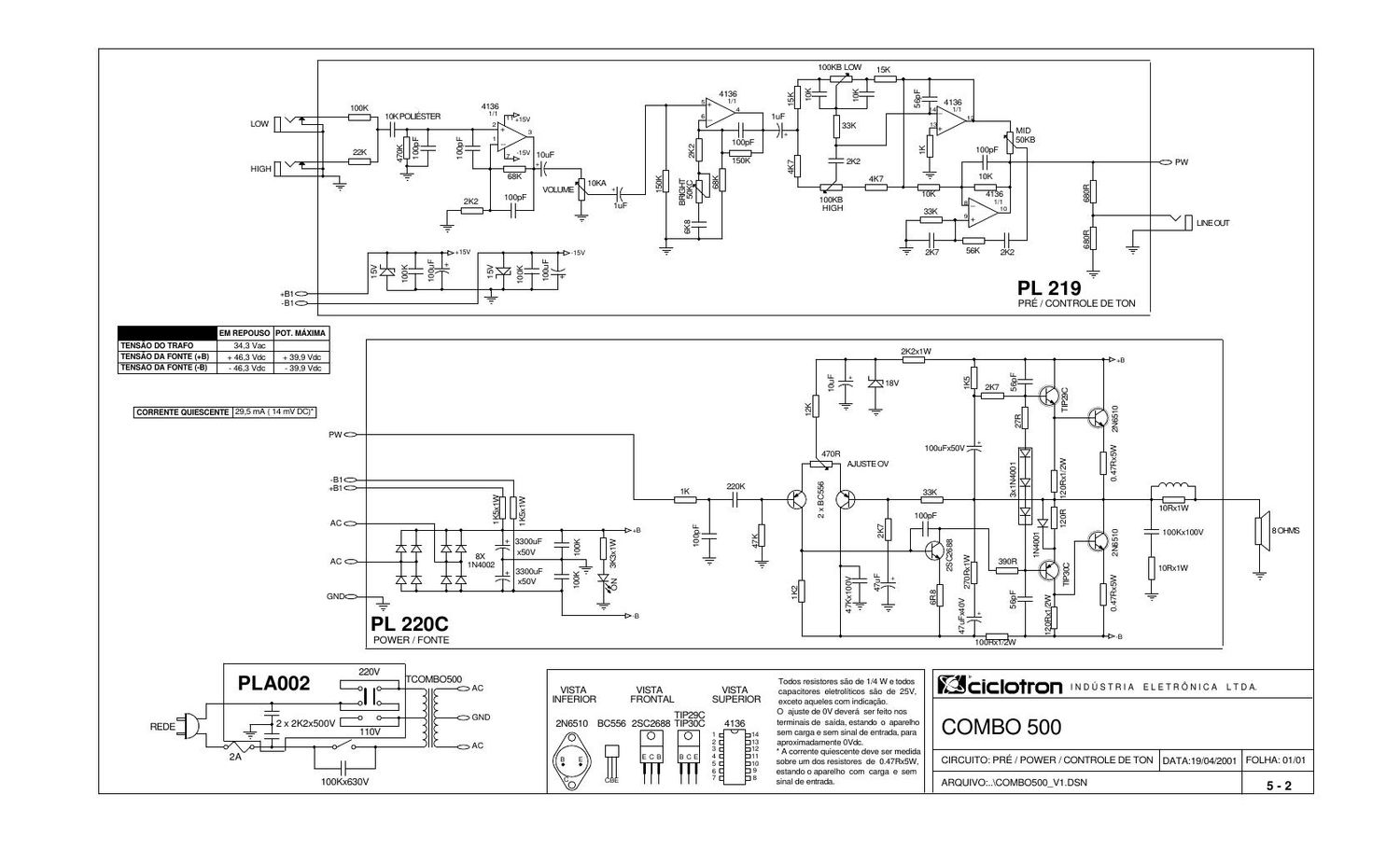 ciclotron combo 500