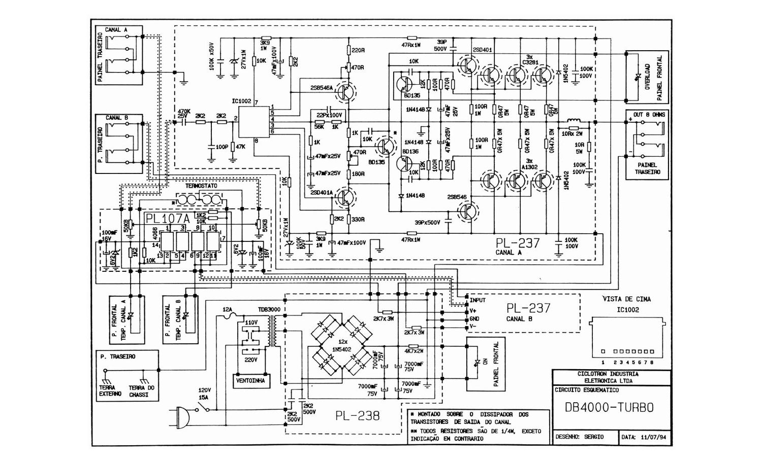 ciclotron db 4000 turbo